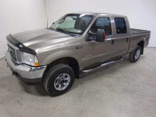 03 ford f250 xlt power stroke 6.0l v8 turbo diesel 4x4 crew short bed 80pics