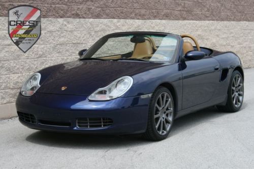 02 boxster s tiptronic xenons heated seats 18&#034; wheels touch screen radio