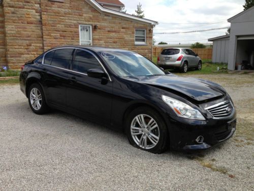 2010 infiniti  g37x awd   salvage title   ,,,,