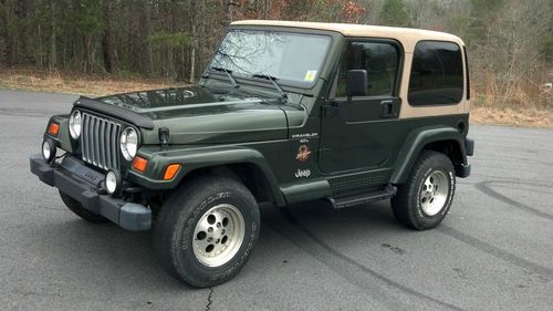 1998 jeep wrangler sahara sport 2-door 4.0l, hardtop, automatic, bikini top