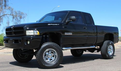 *no reserve* dodge ram 2500 5.9l cummins diesel 4x4 quad cab short bed az clean!