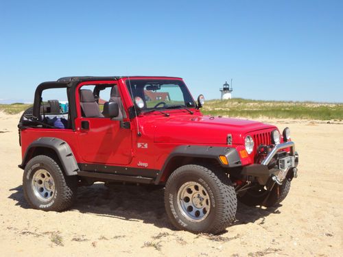 2005 jeep wrangler x sport utility 2-door 4.0l