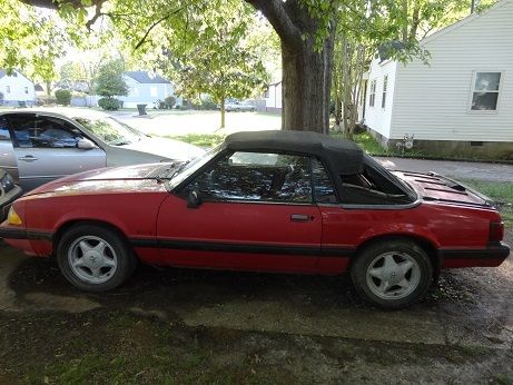 1991 ford mustang lx convertible 2-door 5.0l