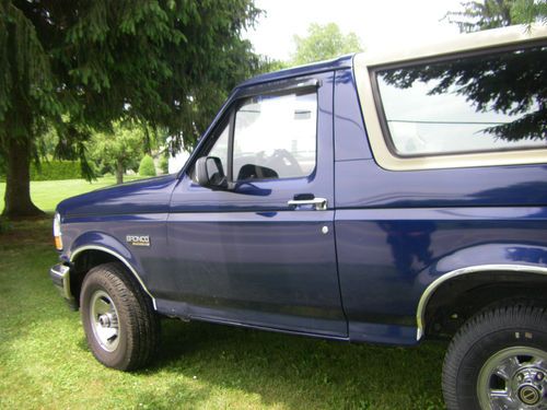 1995 ford bronco eddie bauer sport utility 2-door 5.8l