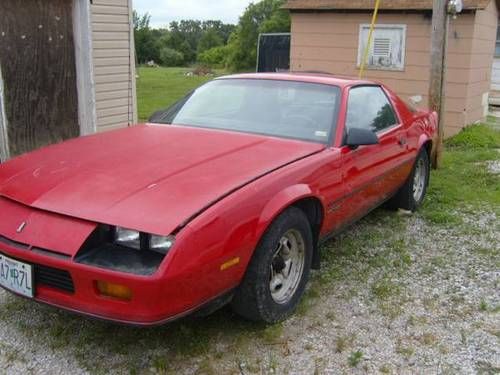 1987 chevrolet camaro sport coupe 2-door 2.8l