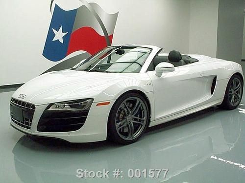 2011 audi r8 5.2 quattro awd spyder auto nav only 4k mi texas direct auto