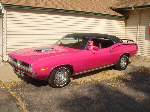 Real fm3 panther pink, 4spd big block cuda , delivery to mopar nationals