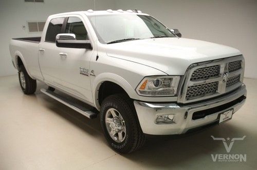 2013 laramie crew 4x4 longbed navigation sunroof leather heated diesel