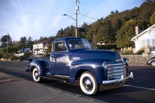 Sell used 1949 Chevy 1/2 Ton Pickup Truck *Blue *Mint Condition Full ...