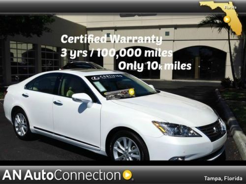 Lexus es 350 factory certified w/ navigation &amp; rear camera clean carfax