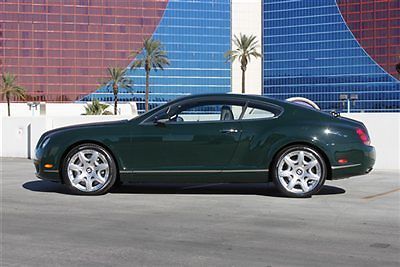 2007 bentley continental gt+mulliner driving spec+rare barnato green/laurel hide