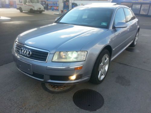 2005 audi a8 l quattro l sedan no reserve fully loaded runs great salvage title