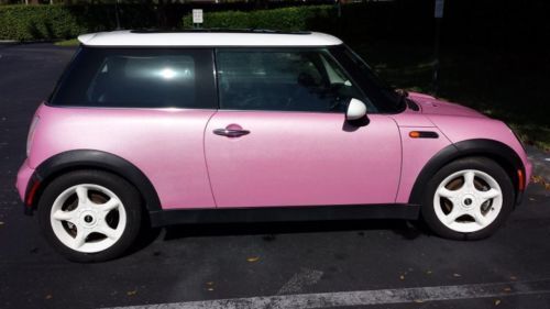 Sell Used Beautiful 2004 Pink Mini Cooper 2 Door Hatchback In Excellent