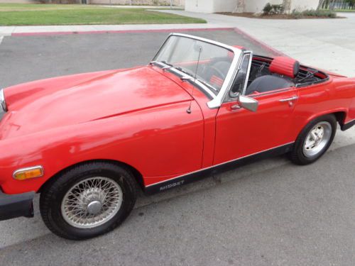 1979 mg midget mk iv convertible 2-door 1.5l