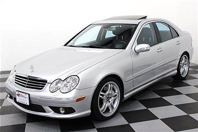 C55 amg v8 06 buy now $19,805 silver/black xenons low miles clean carfax loaded