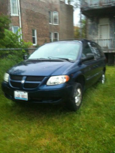 2001 dodge caravan working but has uncompleted work