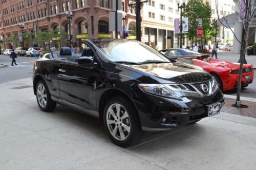 2014 nissan murano conv. awd black/black only 300 miles, navigation , camera