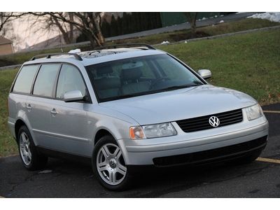 2001 volkswagen passat 4motion wagon leather memory perfect car fax, no resrve!!