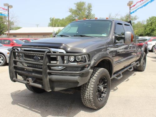 6.0l v8 diesel xlt lifted fx4 off road black rims grill guard mp3 cd tow 4x4