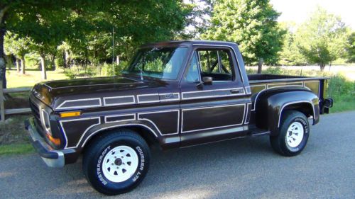 1978 ford custom stepside truck 351 / 4-speed / rare free wheeling package