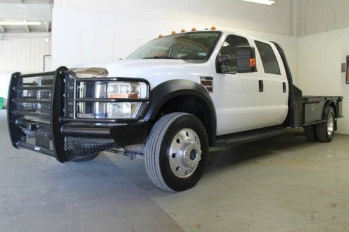 08 super duty f-450 xlt 4x4 drw cm flat bed clean!!!!