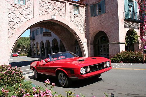 1973 ford mustang convertible no reserve show car 351 v8 new top paint ac ps pb