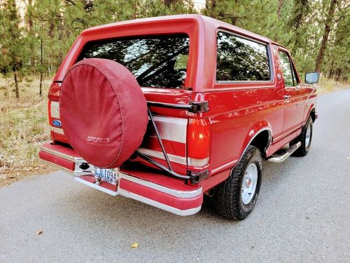 1991 ford bronco no reserved auction silver anniversary low production only 2970