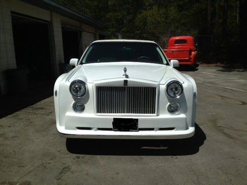 1995 lincoln towncar with rolls royce excalibur body kit limousine