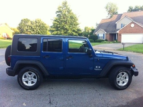 2009 jeep wrangler unlimited x sport utility 4-door 3.8l