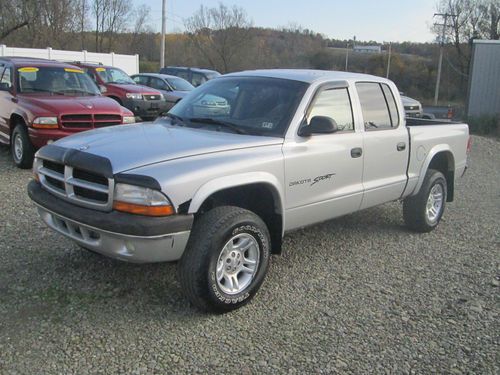 2001 dodge dakota crew cab as traded 4x4 v8 inspected