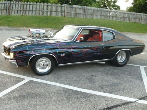 1972 chevrolet chevelle ss pro street blown 427 show car hot rod street machine