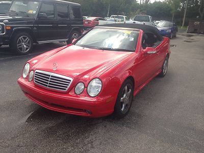 2002 mercedes benz clk55 amg convertible 108k miles navi bose cd changer rare