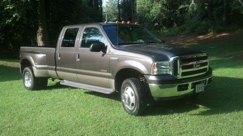 2005 ford f350 lariat super duty crew cab 6.0 4wd diesel standard transmission