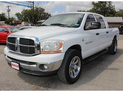 5.9l cummins turbo diesel automatic slt heavy duty power seat cd mp3 chrome rims