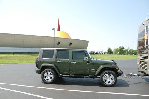 2008 jeep wrangler unlimited sahara 4x4 rv setup for flat tow ready to go