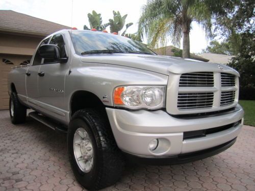 2005 dodge ram 2500 slt 4x4 crew cab diesel sport 1 fl owner low miles mint!!!!