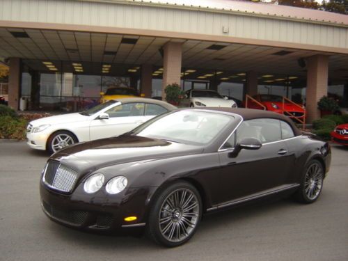 2010 bentley continental gtc speed convertible 2-door 6.0l