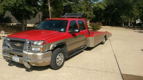 2005 chevrolet silverado ls 3500 2wd crew cab diesel hodges bed car hauler