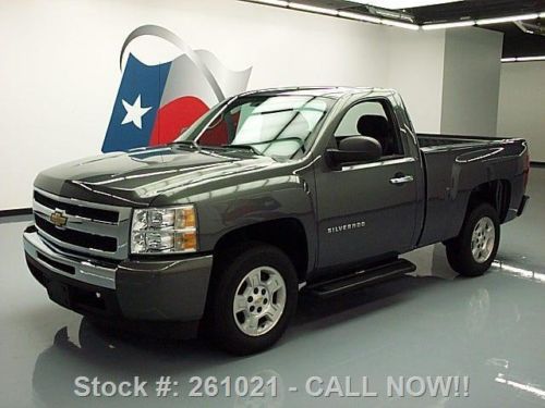 2011 chevy silverado reg cab 4.3l v6 running boards 46k texas direct auto