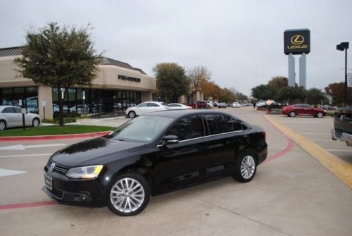 13 black vw jetta tdi navi sunroof heated leather premium bluetooth low miles