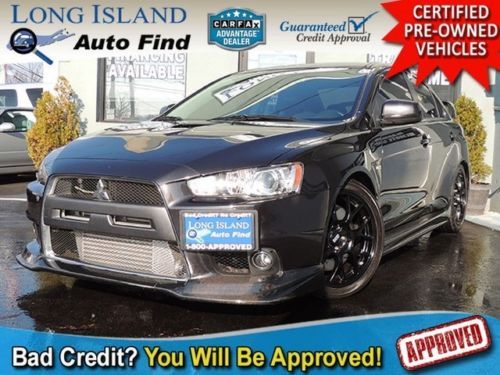 08 evo black power alloys auto transmission cruise awd navigation clean carfax