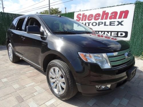 2009 ford edge limited one owner nav black leather sunroof sync auto power air