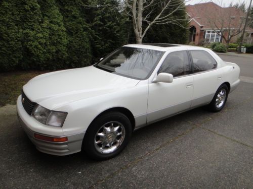 1995 lexus ls400 base sedan 4-door 4.0l 111k miles one owner mint oregon car