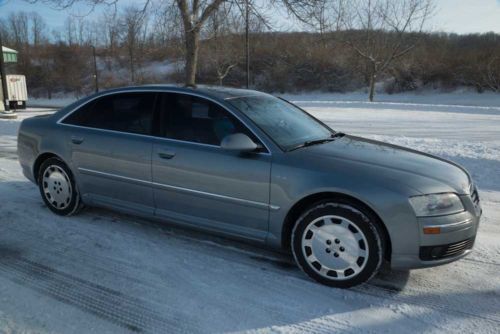 Audi a 8 l w12 mint. loaded. 86k. new polished wheels. serviced. 450 hp. awesome