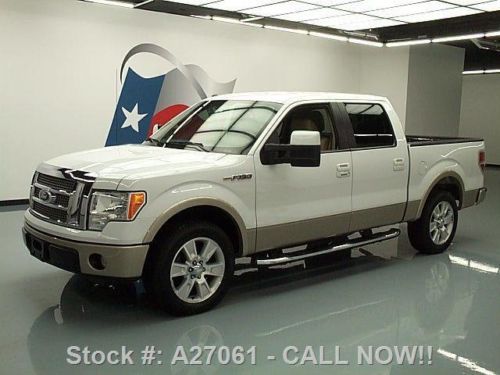 2010 ford f-150 lariat crew climate leather 20&#039;s 69k mi texas direct auto