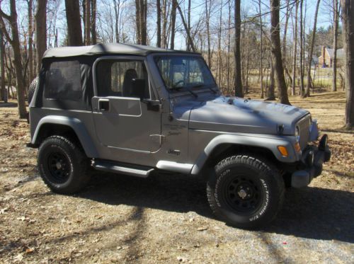 2000 jeep wrangler sport utility 2-door 4.0l tj