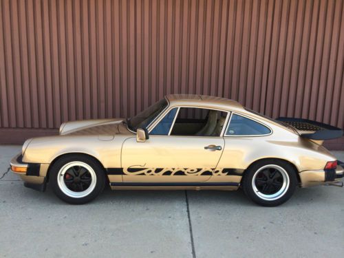 1980 porsche 911sc coupe rare classic casablanca beige metallic limited slip coa