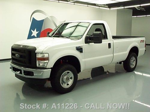 2010 ford f-250 regular cab fx4 4x4 auto bedliner 21k texas direct auto