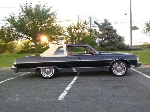 1979 pontiac bonneville brougham coupe 2-door 4.9l