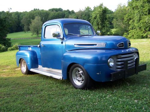 1949 ford f1 pickup, driver project 32, rat rod custom gasser 33 34 55 62